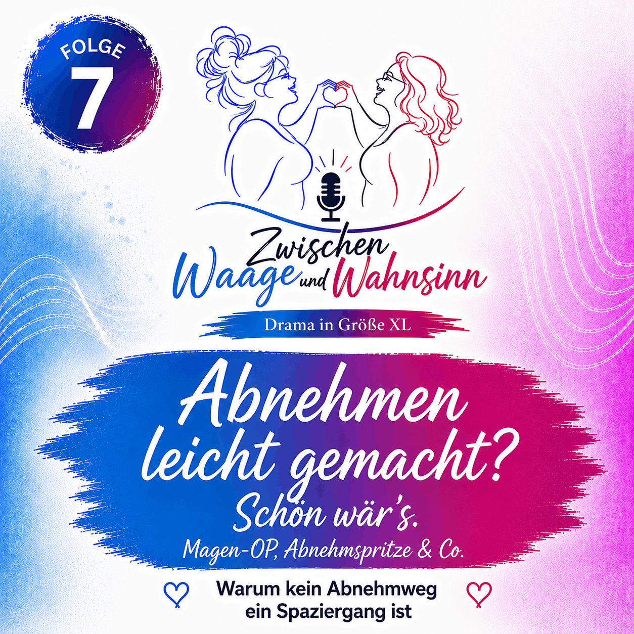 Zwischen Waage und Wahnsinn der Podcast Folge 7 Abnehmen leicht gemacht?